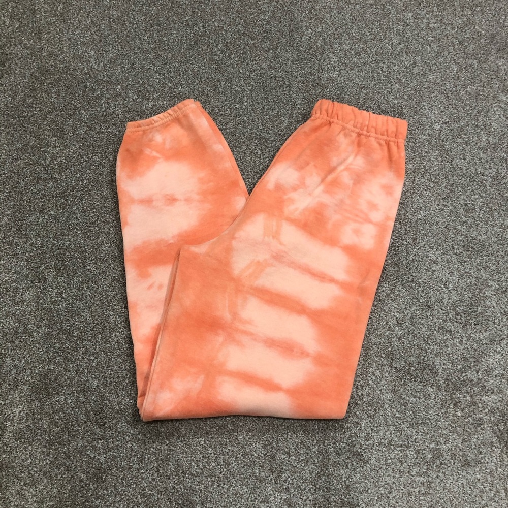Orange tie dye oversized sweatsuit - Picture 4 of 6